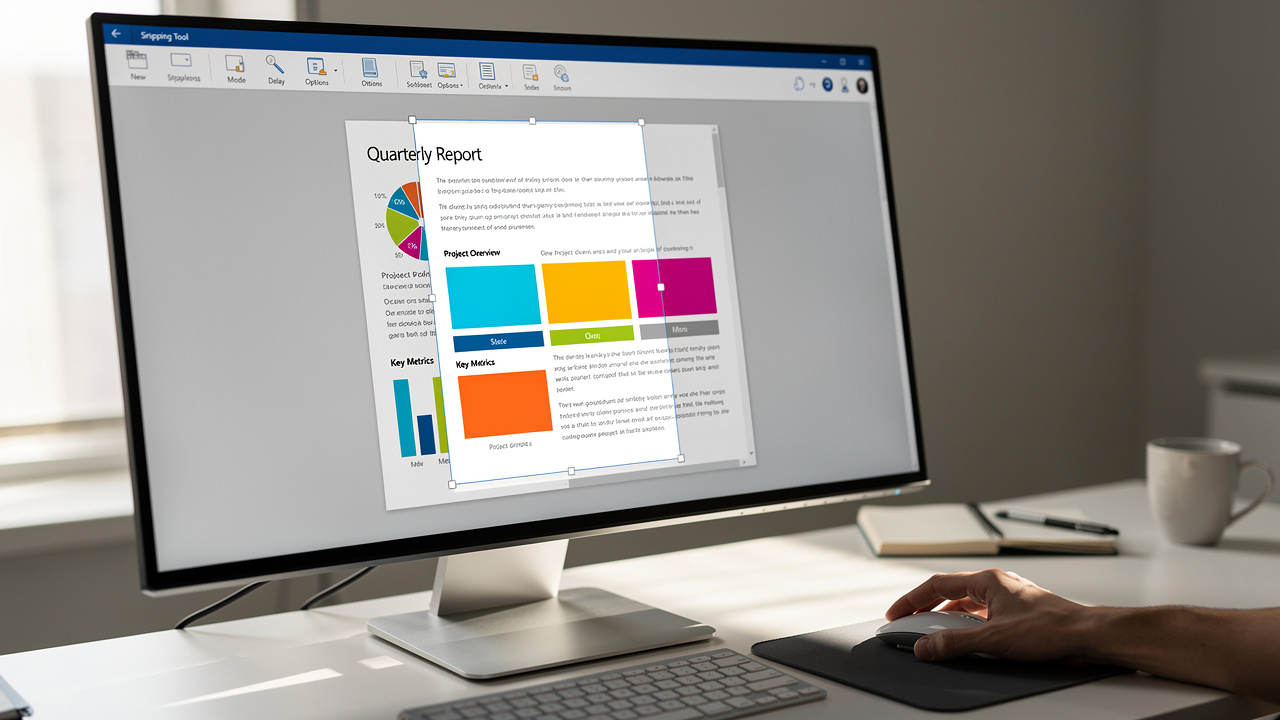 Narzędzie Wycinek i szkic w systemie Windows